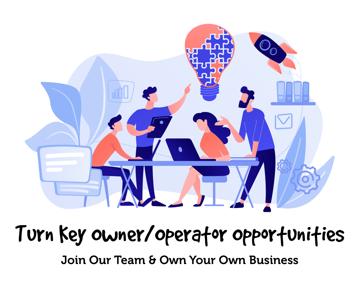 Turn key owner/operator opportunities - Join our team and own your business. Fill out the Events Venture Application