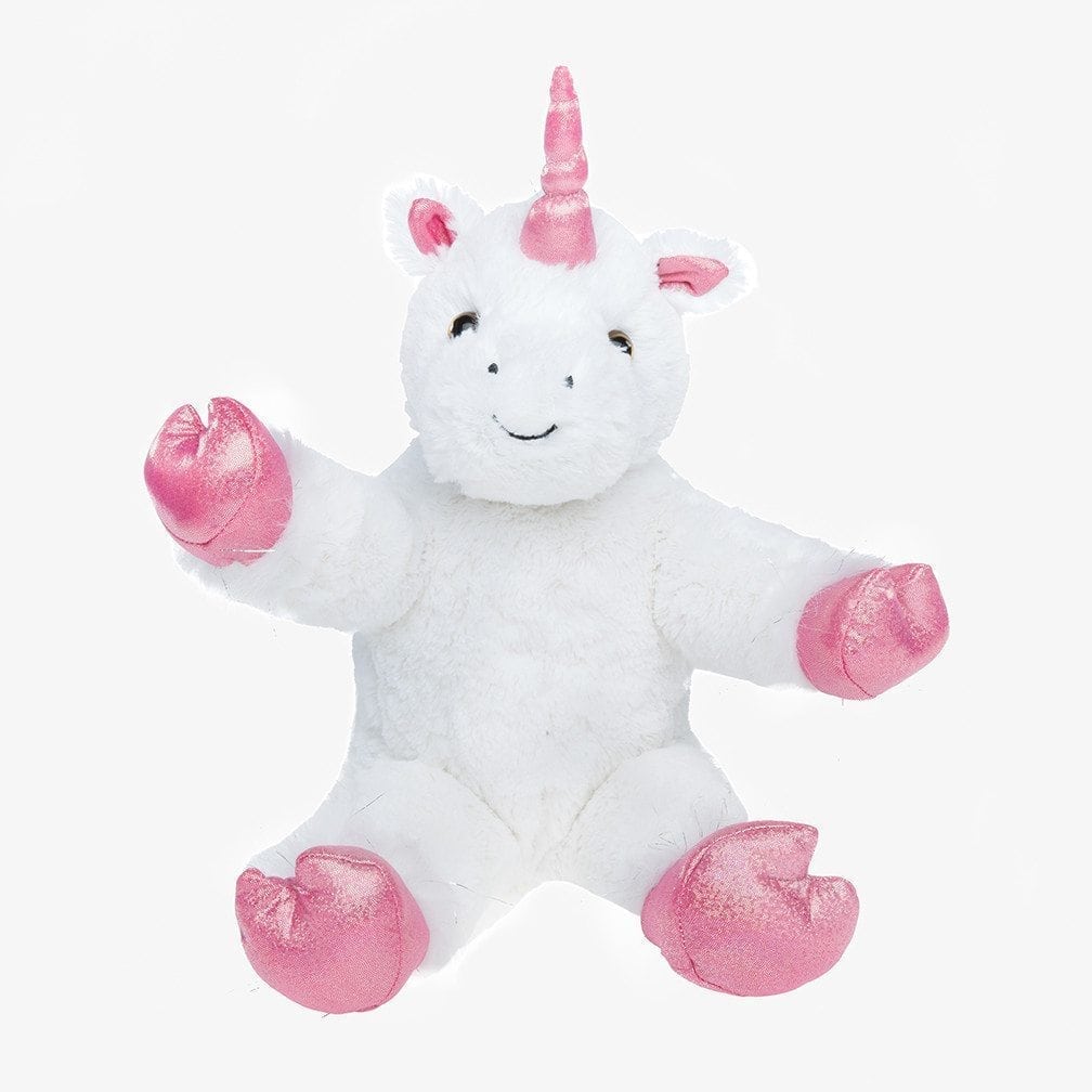 16″ Pink & White Unicorn The Bear Factory