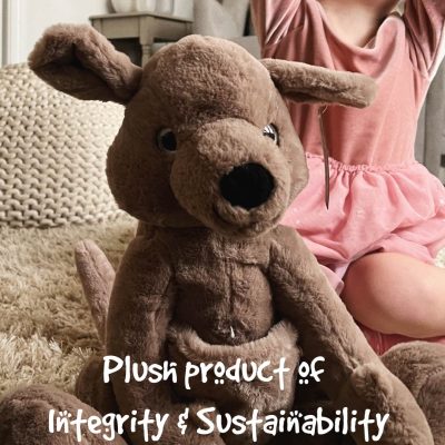 Plush product of integrity and sustainability