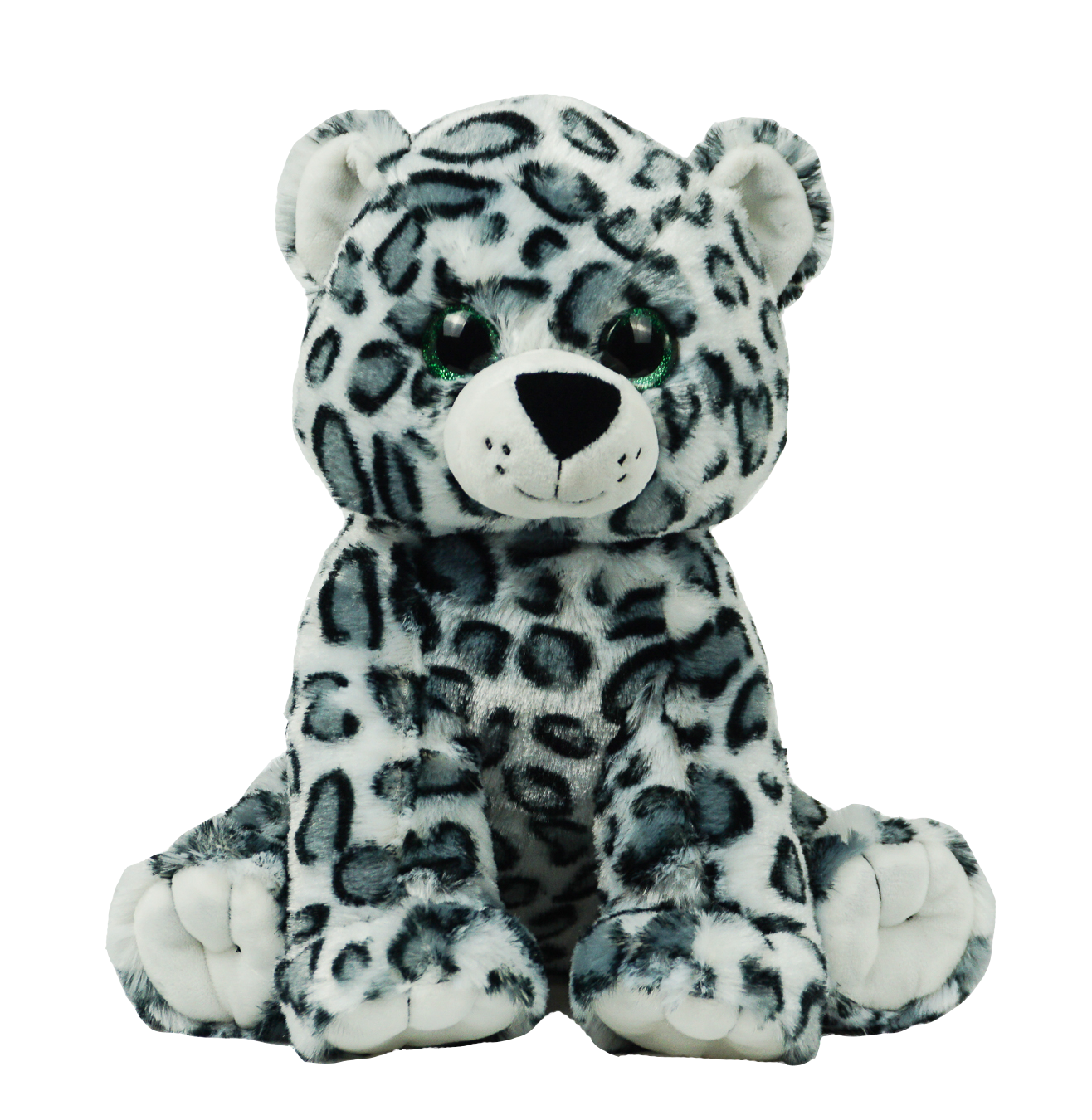 snow leopard teddy bear
